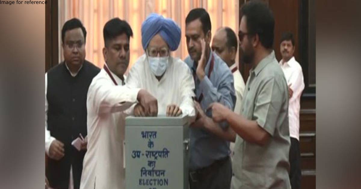 Vice-Presidential poll: Former PM Manmohan Singh casts his vote